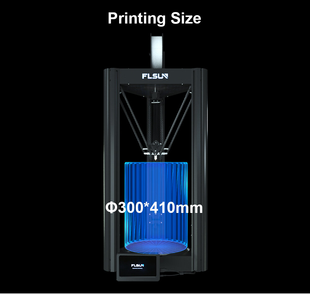 [AU/EU/US]Flsun V400 Triple Speed 400㎜/s 3D Printer Ø300*410 Print Size with Klipper Pre-installed/Dual Gear Extruder/7&q